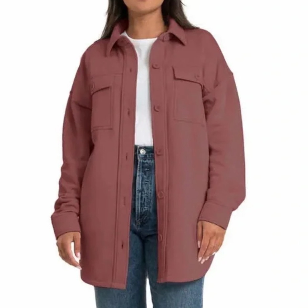 Lazypants ($124) Women's Fleece Shirt Jacket